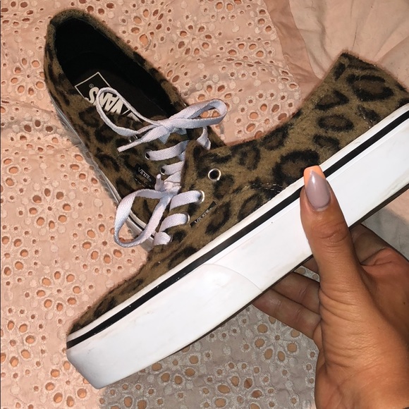 furry vans womens